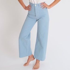 Jesse Kamm Sailor Pants in Piscine Blue